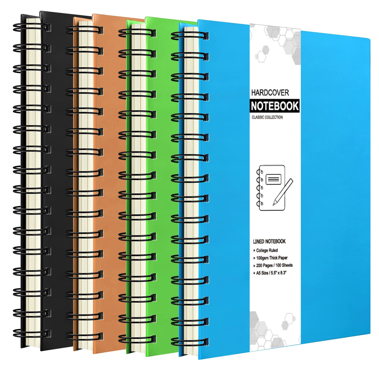 - order page - みつる Amazon.com : Spiral Notebook, Notebooks College Ruled, 5